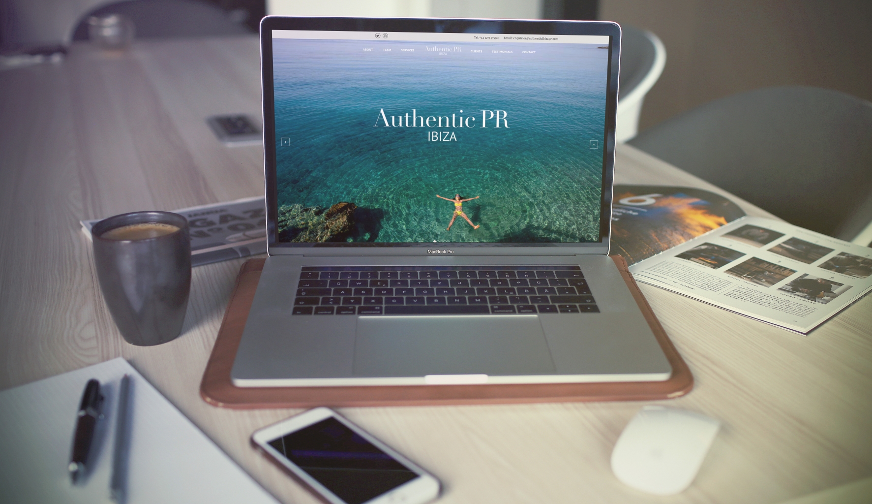 Authentic Ibiza PR Website