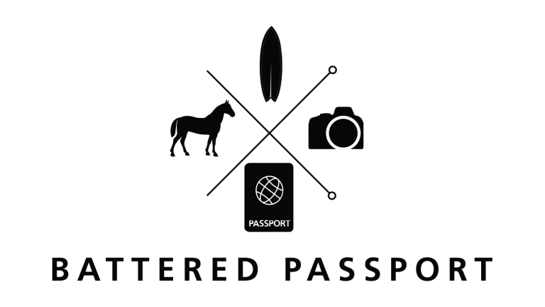 Battered Passport Logo